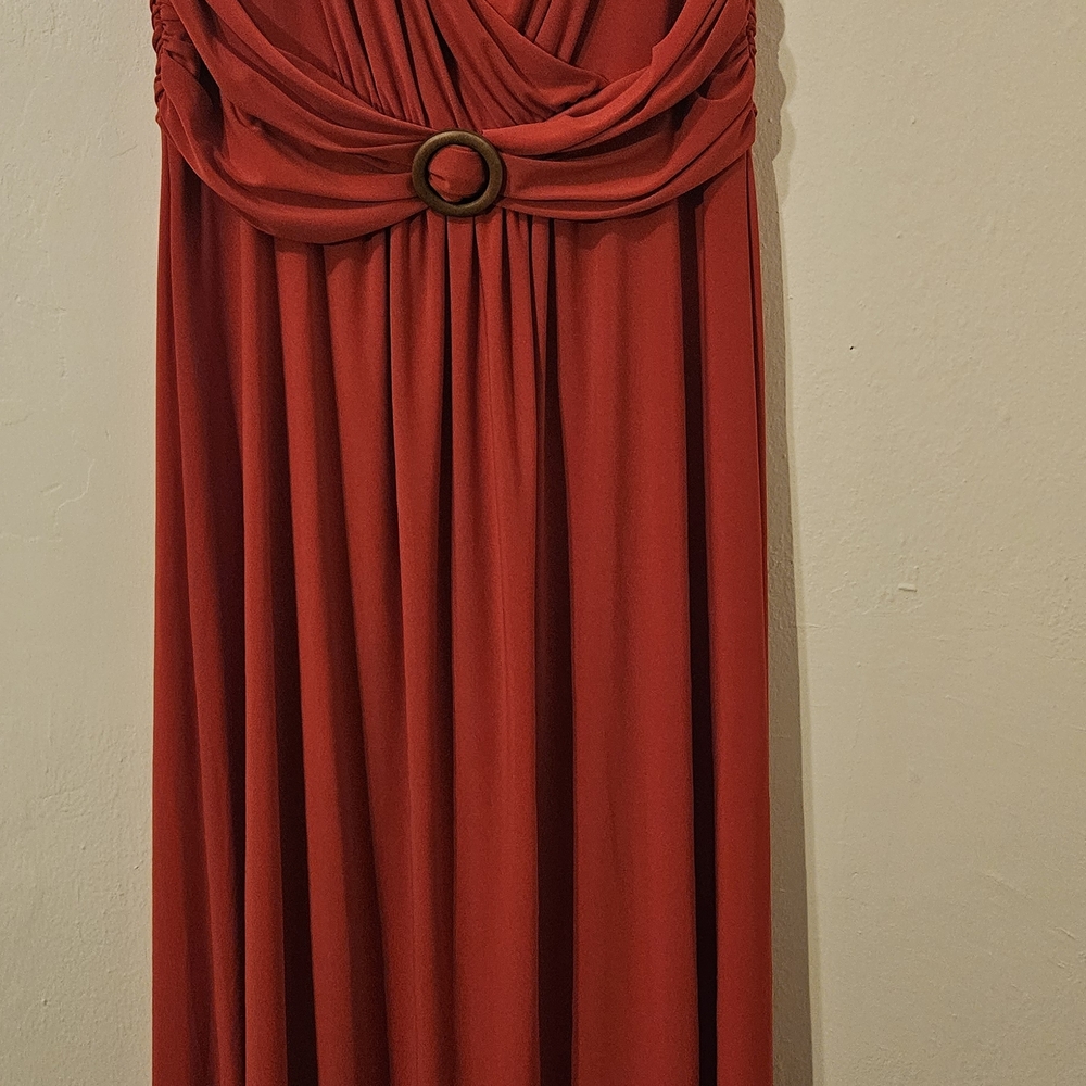 Chaps Vibrant Red Dress